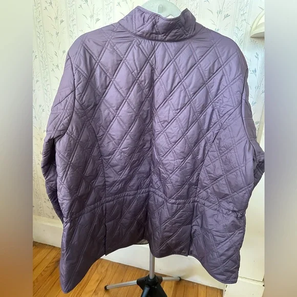 Eddie Bauer Women's Purple Quilted Jacket - Picture 2 of 10